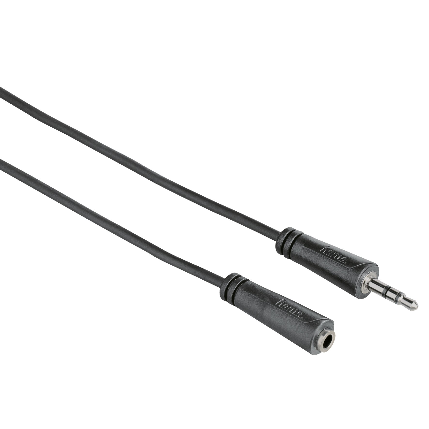 Cablu audio Hama Jack 3.5, Negru